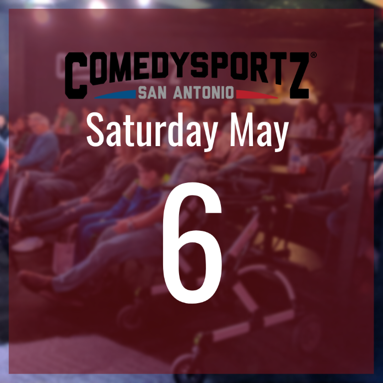 7:30 PM Saturday May 6th - ComedySportz Main Event